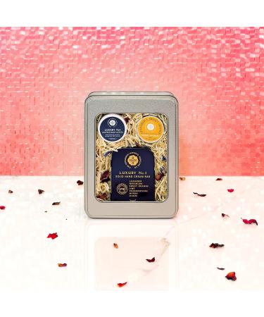 Luxury Skincare Gift Box | Moisturising & Gentle Hand Cream Bar | Luxurious Lip Balm | Hydrating Body Butter | Gift For All Occasions Luxury No.1 Gift Set - Buy Online on GoSupps.com
