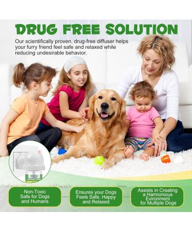 Calming Dog Diffuser | Pheromone Starter Kit for Anxiety Relief | Pet Supplies for Anxious Dogs | UK Plug | 48ml - Buy Online on GoSupps.com