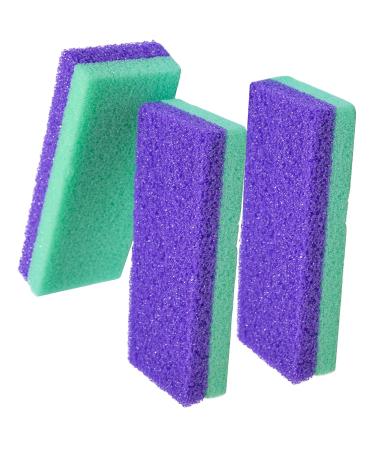 Yokita Salon Foot Pumice and Scrubber for Feet and Heels Callus and Dead Skins, Safely and Easily eliminate Callus and Rough Heels (Pack of 3)