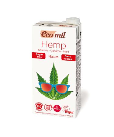 EcoMil organic hemp milk (no sugar) 1000ml