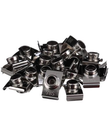 Seachoice Windshield Clips, 7/8 in, Includes Stud Boat, Stainless Steel, Pack of 30