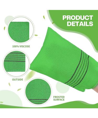 100 Pcs Korean Exfoliating Washcloth Mitt - Asian Body Scrubber for Shower - Bath Towels for Dead Skin - 4 Colors - Buy Online on GoSupps.com
