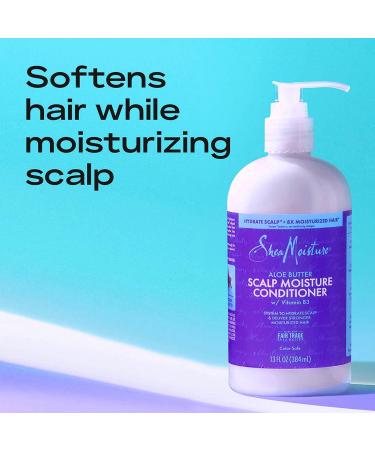 SheaMoisture Dry Scalp Shampoo & Conditioner Set - Hydrating Curly Hair Treatment with Aloe Butter & Vitamin B3 - 13 Oz Each | International Shipping Available - Buy Online on GoSupps.com