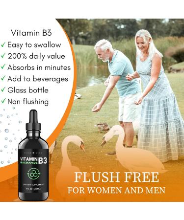 Think Above Liquid Vitamin B3 (Niacinamide) Supplement - Non Flush Niacin Drops - 4 oz (120ml) - Buy Online on GoSupps.com