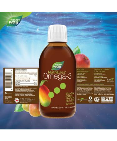 NutraSea Mango Health Supplement 200 Milliliter Mango 200 ml (Pack of 1) - Buy Online on GoSupps.com