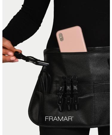 FRAMAR Hipster Salon Belt - Professional Hairstylist Waist Belt & Makeup Brush Holster | Perfect for Salon Aprons & Shears Pouch | Shop Now - Buy Online on GoSupps.com