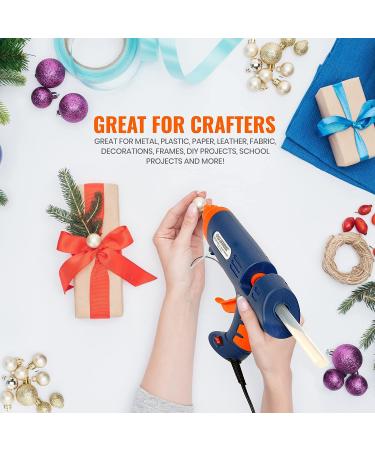 Hot Glue Gun Kit  Gluerious Dual Temp Glue Gun With 15 Hot Glue Sticks  60W/100W Full Size Glue Gun For Crafts & Heavy Duty Full Size (15 sticks) - Buy Online on GoSupps.com