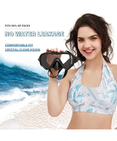 SwimStars Snorkel Set for Adults & Kids - Anti-Fog Mask with Adjustable Strap and Purge Valve Snorkel - Ideal for Snorkeling & Swimming - Adult Blue - Buy Online on GoSupps.com