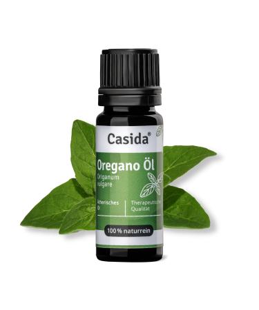 Casida Oregano Oil Bio - Natural Reine Essical Oregano oil in organic quality - food quality - oregano oil for aromatherapy aromadiffuser - from the pharmacy - 10 ml