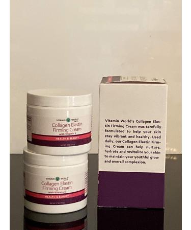 Collagen Elastin Firming Cream With Vitamin E 2 4 oz. (113 G) Jars - Buy Online on GoSupps.com