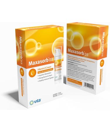 Vitamin D3 Cream for Psoriasis Relief | Soothes Itchy, Flaky, Scaly Skin | Paraben-Free & All Natural | Maximum Absorption | Vitamin D Lotion - Buy Online on GoSupps.com