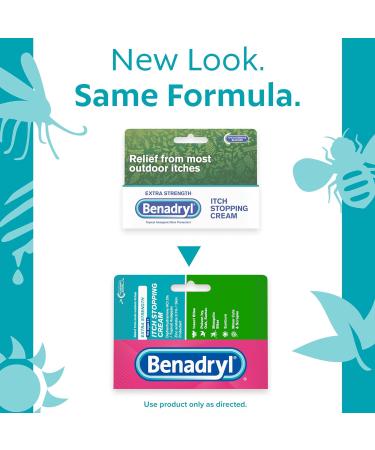 Benadryl Extra Strength Cream 1 OZ - Fast Relief for Itching and Rashes - Buy Online on GoSupps.com