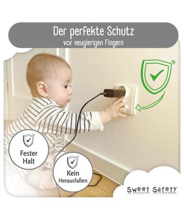 Sweet Safety Baby Socket Protectors | T V Tested Child Locking Safety Sockets | Easy Assembly Child Protection for Home - Buy Online on GoSupps.com