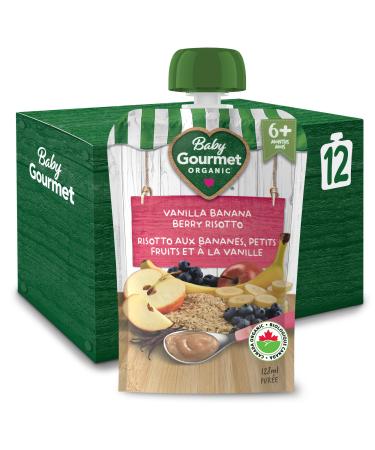 Baby Gourmet Vanilla Banana Berry Rissotto 12-Pack