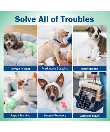 Buy PET Soft Disposable Diapers for Dogs & Cats | 24 Count Adjustable Dog Diapers for Bitches - International Shipping Available - Buy Online on GoSupps.com