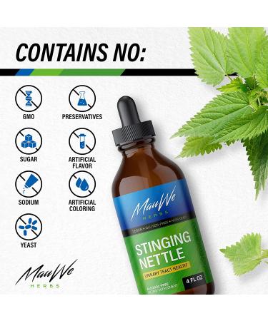 Mauwe Herbs Stinging Nettle Tincture - Women's Wellness Support - 4 fl. Oz - Buy Online on GoSupps.com