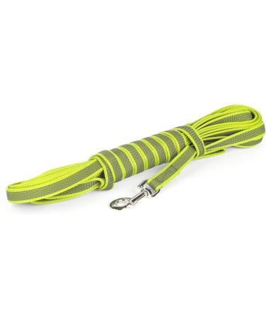 IDC Color & Gray Rubberized Leash - 20mm x 10m with Loop | Neon Gray | Durable International Shipping - Buy Online on GoSupps.com