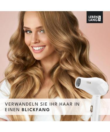 Compact Travel Hair Dryer - Quiet Dual Function with Styling Nozzle & Travel Bag | Perfect for International Journeys - Buy Online on GoSupps.com