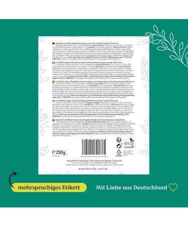 Nature Love Sango Meereskorall Powder - 250g | Natural Calcium (20%) & Magnesium (10%) | High Dose Made in Germany International Shipping - Buy Online on GoSupps.com