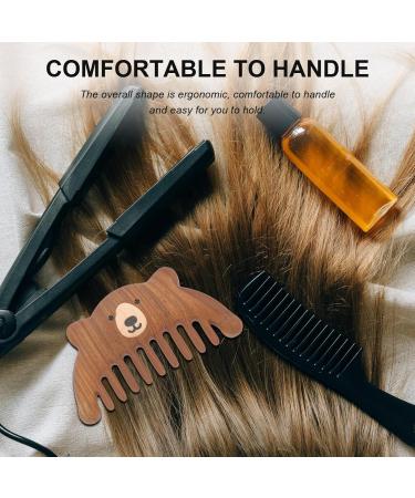 Ipetboom Wooden Scalp Massage Comb - Cute Hair Comb for Relaxation | Perfect Gift for Women & Men - Buy Online on GoSupps.com