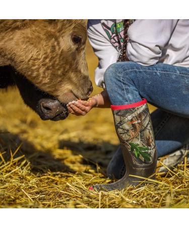 HISEA Women's Waterproof Insulated Rubber Rain Boots - Black - Buy Online on GoSupps.com