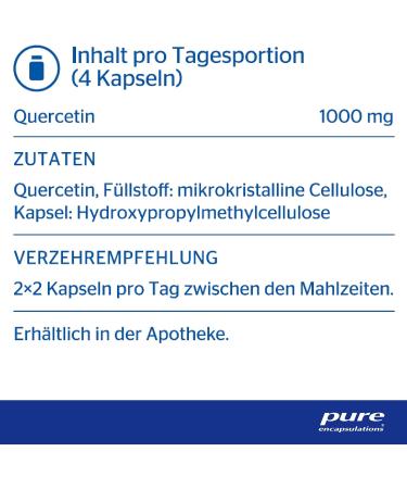 Buy Pure Encapsulations Quercetin - 120 Capsules for Immune Support | International Shipping Available - Buy Online on GoSupps.com