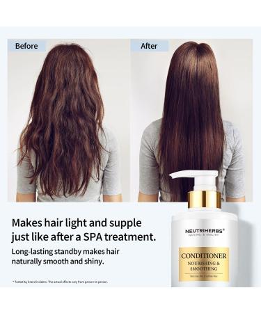 Neutriherbs Hair Conditioner for Dry Frizzy Hair | Smoothing & Nourishing with Argan Sweet Almond & Avocado Oil | 16.9 Fl Oz - International Shipping Available - Buy Online on GoSupps.com