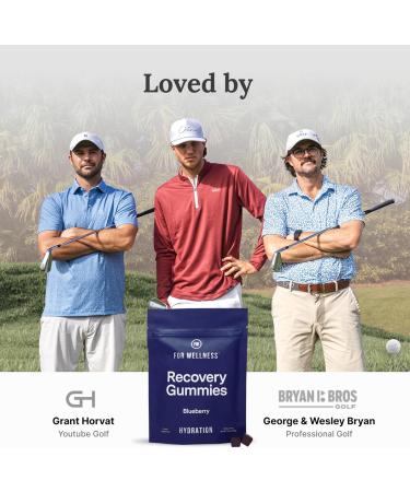 Wellness Blueberry Recovery Gummies - Hydration & Electrolyte Support for Muscle Recovery (30 Gummies - Buy Online on GoSupps.com