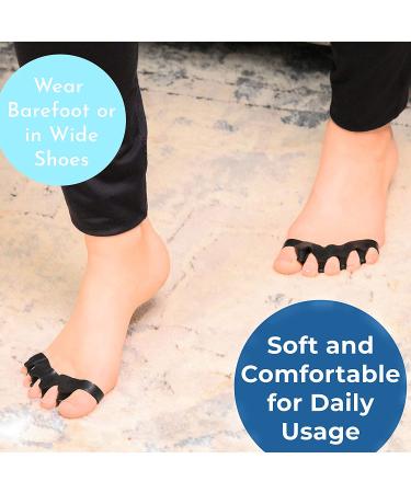Foot Pain Relief: Toe Separators for Functional Fitness Athletes - Plantar Fasciitis, Bunions, Crossfit - Fix Feet & Toes - Buy Online on GoSupps.com
