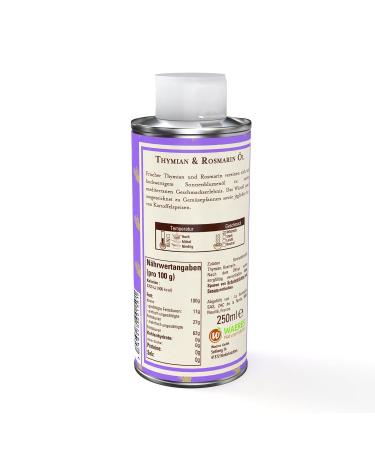 La Tourangelle Thyme & Rosemary Oil - Pack of 3 (750 ml) | Premium Culinary Oil for Cooking & Dressings - Buy Online on GoSupps.com