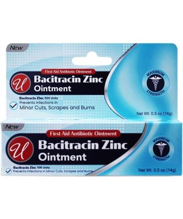Bacitracin Zinc Ointment Cream - Antibiotic Relief for Skin Rash & Itchiness - First Aid Essential - Buy Online on GoSupps.com
