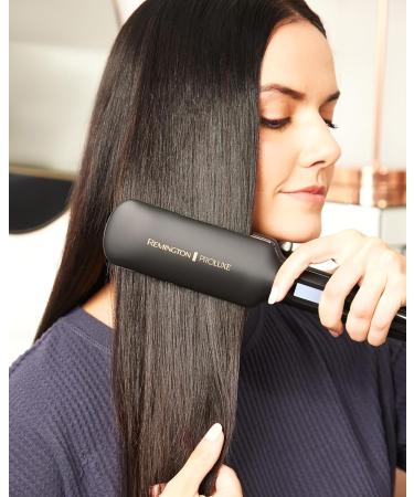 Remington Proluxe Hair Straightener S9150B - Extra Wide Ceramic Plates OptiHeat Technology Quick Heating & Digital Display for Gentle Styling - Buy Online on GoSupps.com