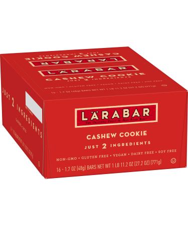 Larabar Cashew Cookie 16 Bars 1.7 oz (48 g) Each