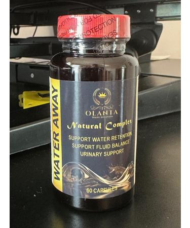 Generic Natural Water Away Pills - Fast Acting Bloating Relief Water Pills for Men Water Pills Caffeine Free Fluid Pills for Water Retention Tart Cherry - 1 Bottle