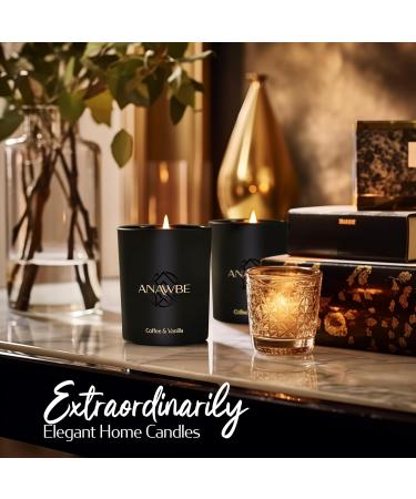 Luxury Coffee & Vanilla Candle - Scented Soy Candles for Men | Long-Lasting 45-Hour Aromatherapy | Stylish Gift Box & Vessel - Buy Online on GoSupps.com