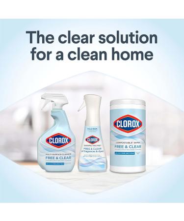 Clorox Free & Clear Disinfecting Mist - 14 Fl Oz Spray Bottle & Refill | International Shipping Available - Buy Online on GoSupps.com