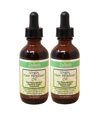 Virgin Hair Fertilizer Oil (2 Pack) - Scalp Treatment for Thinning Hair | Enriched with Jamaican Black Castor Oil - Buy Online on GoSupps.com