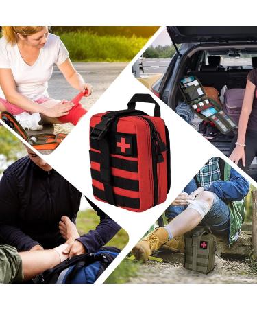 Buy Crisis First Aid Pocket | Empty Molle Tactical EDC IFAK Pouch for Outdoor & Camping | Travel Pharmacy & Motorcycle Belt Bag - Buy Online on GoSupps.com