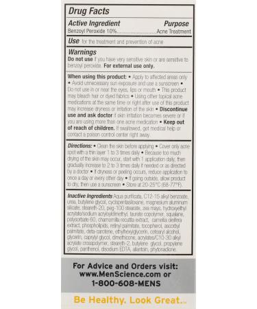 Men Science Androceuticals Acne Spot Repair | Effective Treatment for Blemishes 0.75 oz - Buy Online on GoSupps.com