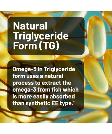 NatureWise Ultra Omega 3 Fish Oil 2200 mg 1300 mg Omega-3 - Triglyceride Form - Lemon Flavor - Wild-Caught Fish Oil + EPA & DHA - Burpless Non-GMO - 60 Softgels 1-Month Supply 60 Count (Pack of 1) - Buy Online on GoSupps.com