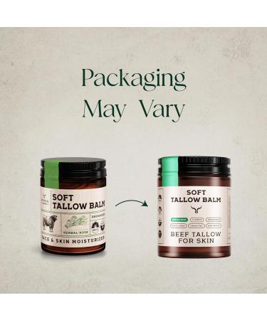 Beef Tallow for Skin - Tallow And Herbal Balm For Face - Gift Ready Box - Tallow Face Moisturizer - Tallow Balm - Grass Fed Tallow Face Cream Lotion (5.0 Oz Herbal-Rose) Herbal-Rose 5 Ounce (Pack of 1) - Buy Online on GoSupps.com
