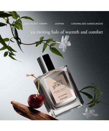 philosophy radiant grace eau de parfum - warm & floral women's perfume - with notes of carmelized sandalwood jasmine & black cherry - long lasting fragrance 0.33 Fl Oz (Pack of 1) - Buy Online on GoSupps.com