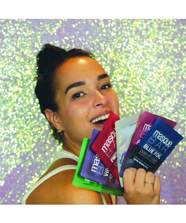 masque BAR Blue Foil Peel Off Mask 6 Count - Deep Cleansing and Hydrating Formula - Buy Online on GoSupps.com