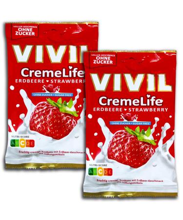 topDeal Vivil CremeLife Strawberry Sugar Free 2 x 110 g