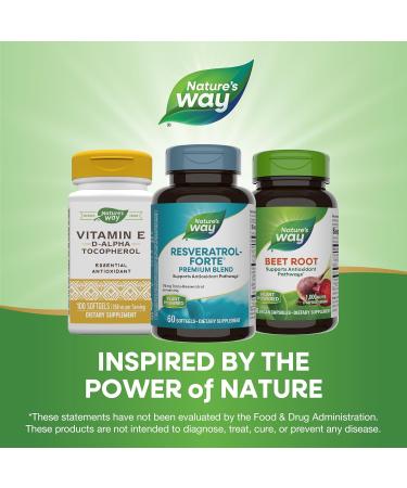 Nature's Way Resveratrol-Forte Protects from Free Radicals* 60 Softgels - Buy Online on GoSupps.com