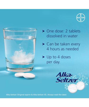 Alka-Seltzer XS Pain Relief Tablets - Pack of 20 (1 Pack) - Buy Online on GoSupps.com