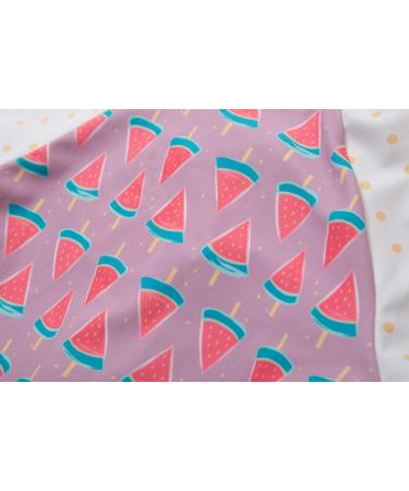 Bonverano Baby Girls UPF 50+ Sunsuit with Sun Cap - Watermelon 18-24 Months - Buy Online on GoSupps.com