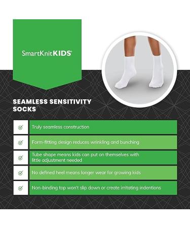 Seamless Sensitivity Socks - Pack of 6 - XX-Large - White - Buy Online on GoSupps.com