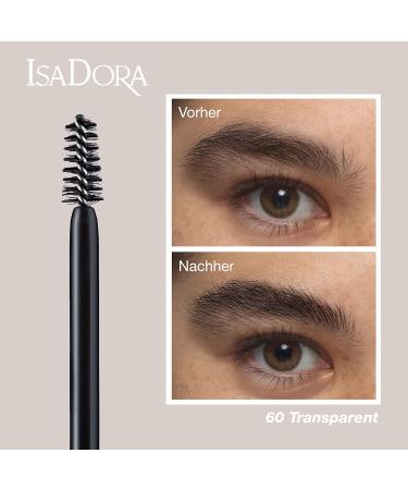 Isadora Eyebrow Gel with Precision Brush | Long-Lasting Easy Fix for Defined & Full-Looking Eyebrows | Transparent Eyebrow Laminating Gel - Buy Online on GoSupps.com