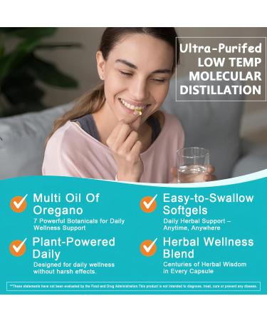 JINGYAT Oil of Oregano with Black Seed Oil Softgels 7-in-1 Immune Support Formula with High Carvacrol & Thymoquinone Seasonal Defense Antioxidant & Microbial Protection | No Aftertaste - Buy Online on GoSupps.com